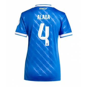 Billige Fotballdrakt Real Madrid David Alaba #4 Replika Tredjedrakt Dame 2025-26 Kortermet